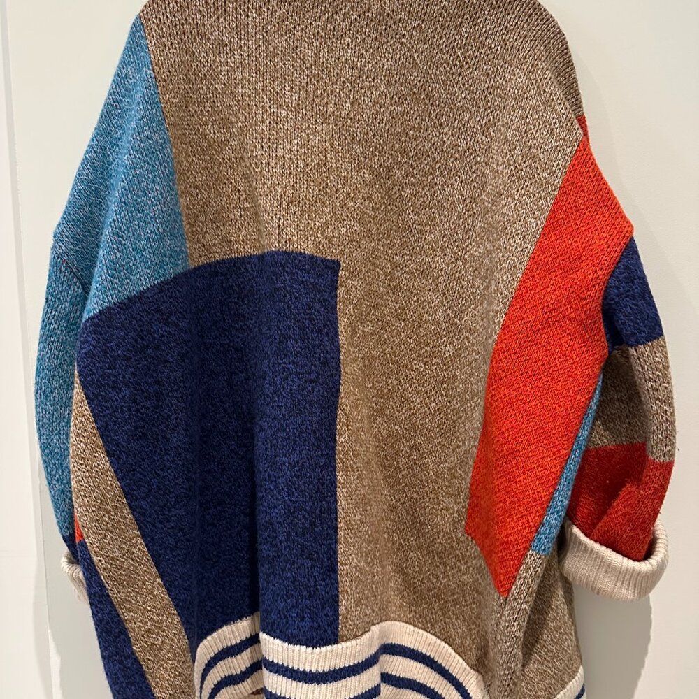 Trunk Project Color Mixed Wool Cardigan Jacket - image 4